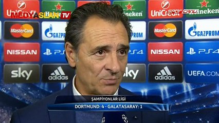 Cesare Prandelli: "Başımız dik ayrılıyoruz"