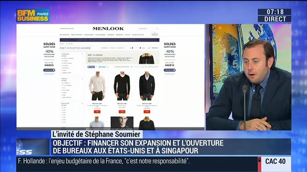 Menlook réalise une levée de fonds de 23 millions d'euros pour s'internationaliser: Marc Ménasé - 05/11