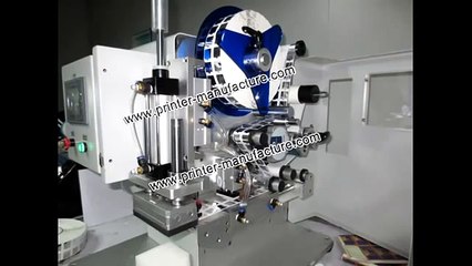 Precision Flat Label Applicator Machine