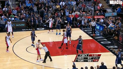 Sebastian-Telfair Slaps Tyler-Hansbrough in the Face