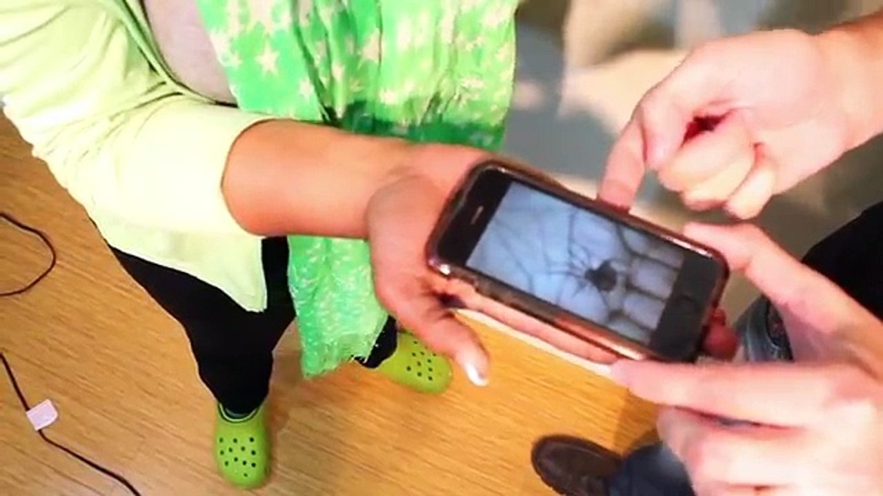 Blague du Smartphone et de l'araignée