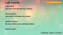 Oilibheir Alain Christie - I am Ireland
