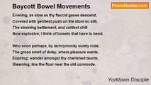 Yorktown Disciple - Boycott Bowel Movements