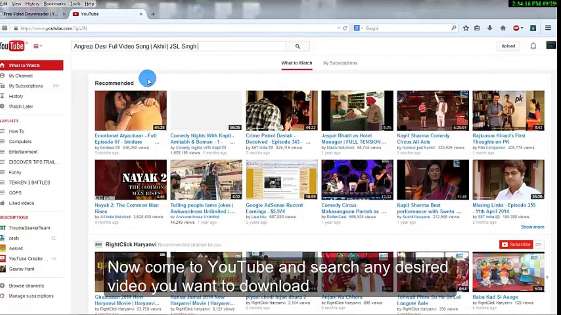 How to download YouTube videos with Freemake software