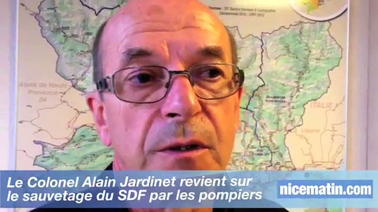 Intempéries : un SDF sauvé des eaux par les pompiers à Nice
