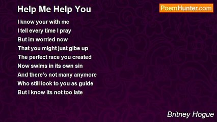 Britney Hogue - Help Me Help You