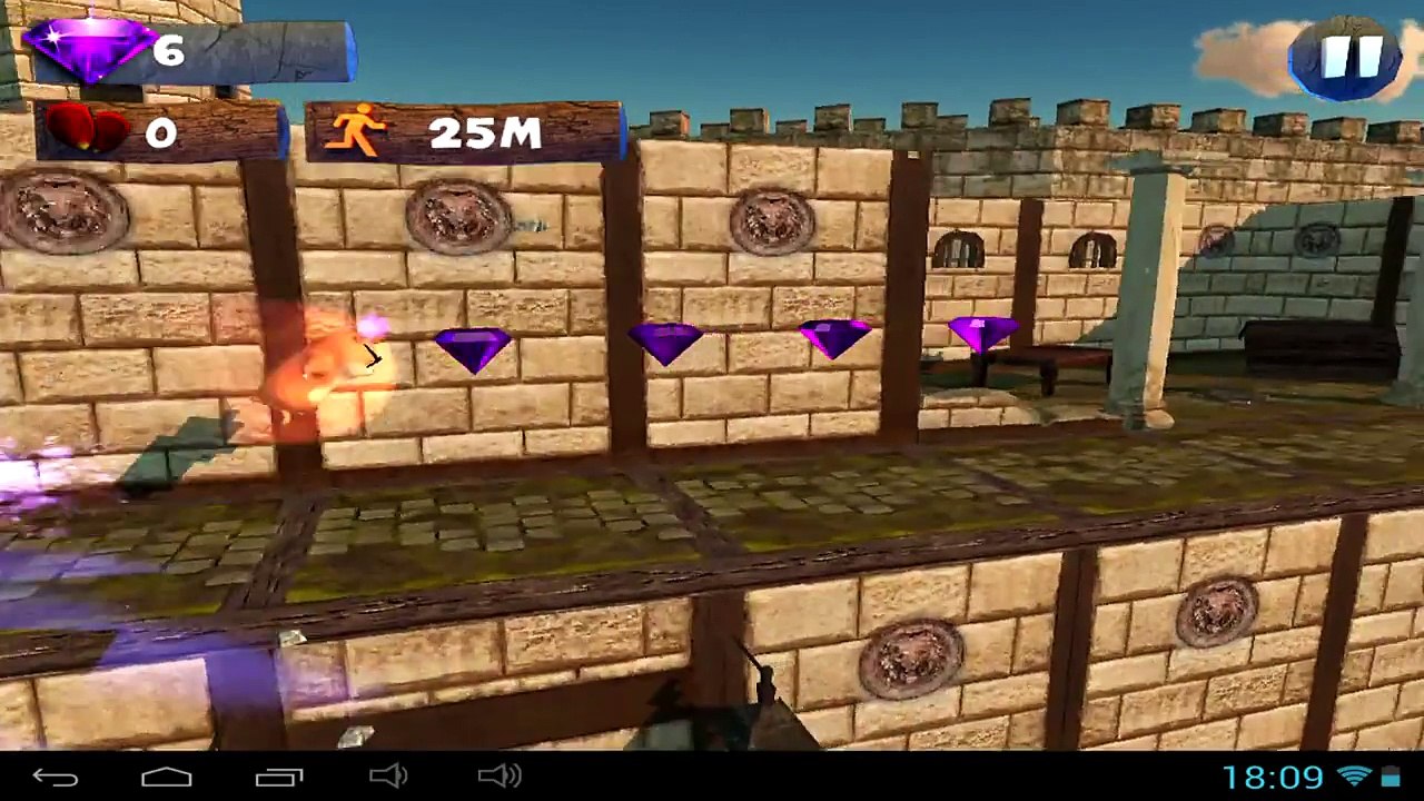 Hamstrong Castle Run - Android and iOS gameplay PlayRawNow