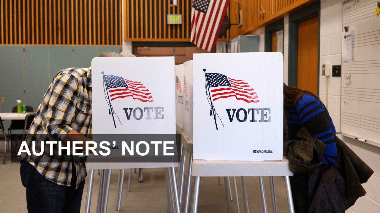Calm before the US election night