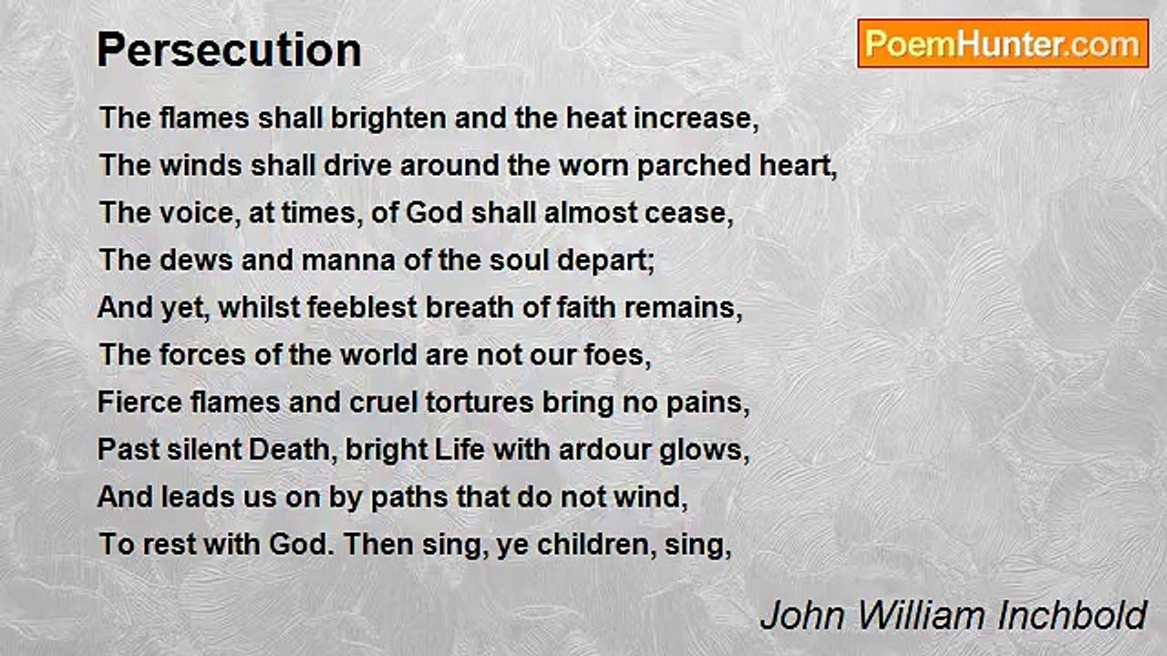 John William Inchbold - Persecution