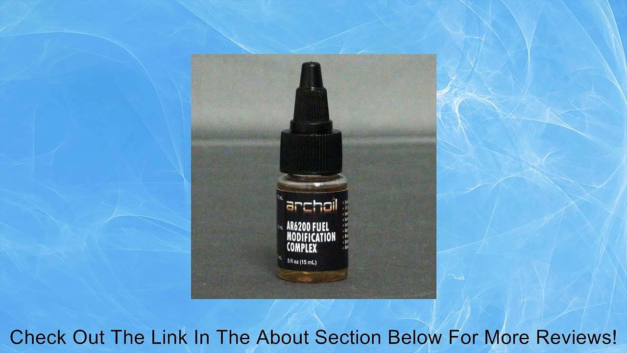 AR6200-.5 Archoil 1/2 oz Combustion Catalyst treats 40 Gallons Review