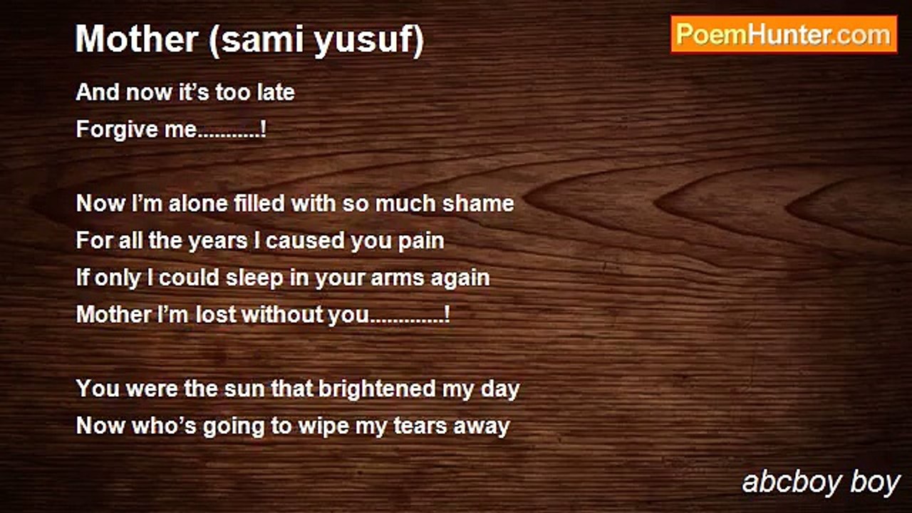 abcboy boy - Mother (sami yusuf)