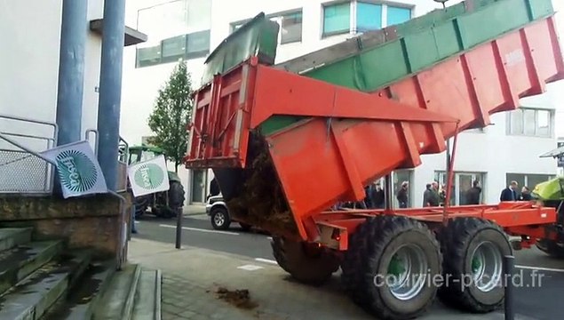 Manifestation des agriculteurs à Amiens