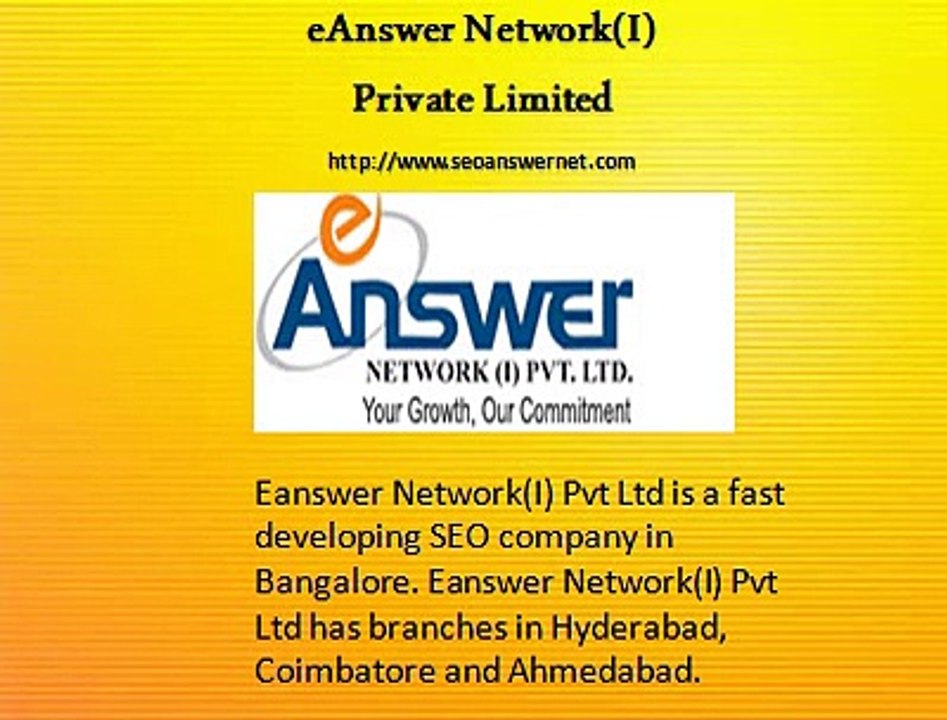 EANSWER NETWORK INDIA PVT LTD