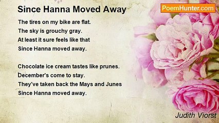 Judith Viorst - Since Hanna Moved Away
