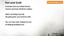 Roald Dahl - Hot and Cold