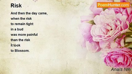 Anaïs Nin - Risk