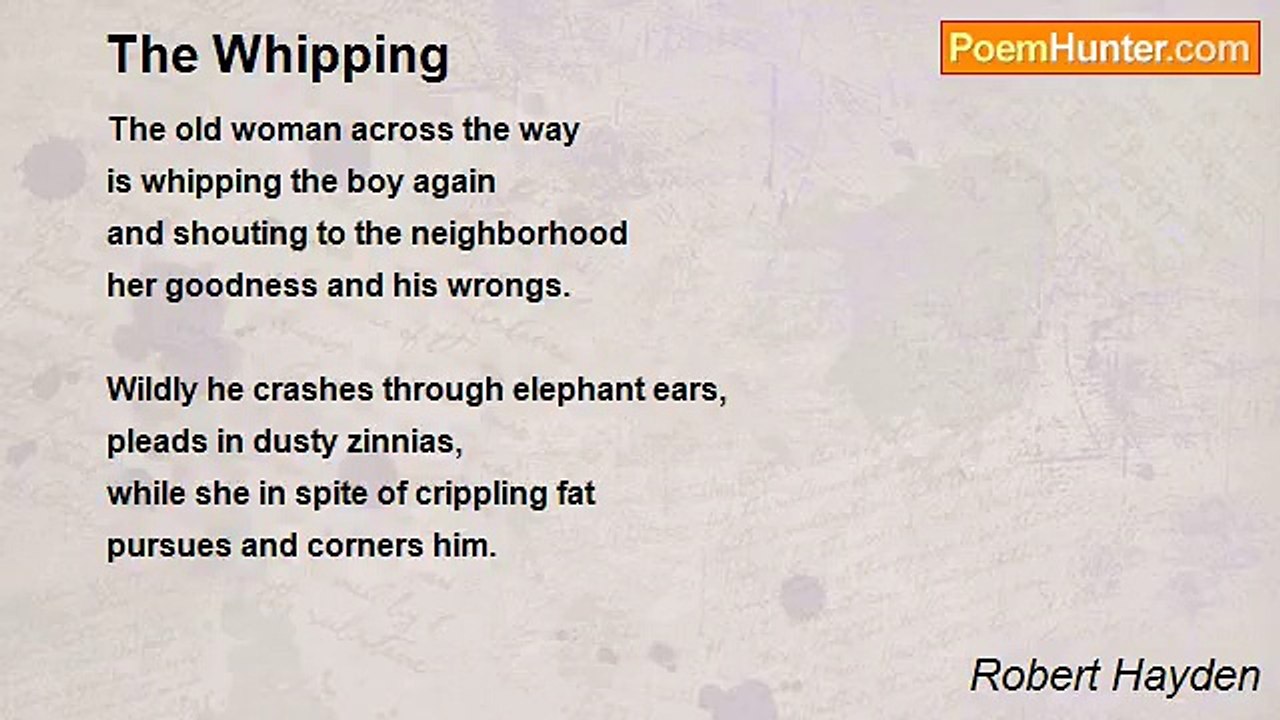 Robert Hayden - The Whipping