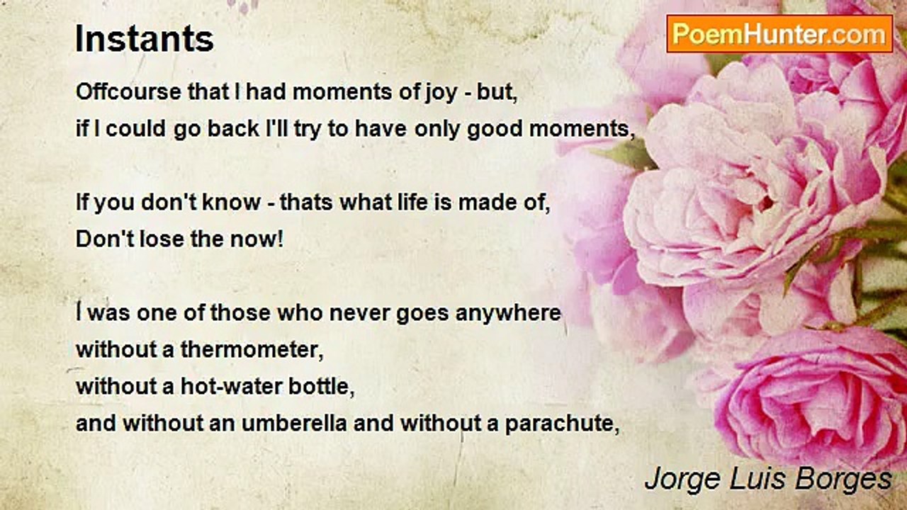 Jorge Luis Borges - Instants