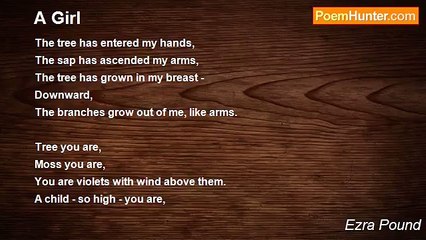 Ezra Pound - A Girl