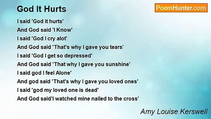 Amy Louise Kerswell - God It Hurts