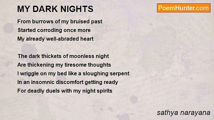 sathya narayana - MY DARK NIGHTS