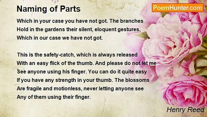 Henry Reed - Naming of Parts