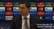 Anderlecht manager Besnik Hasi reaction Arsenal vs Anderlecht