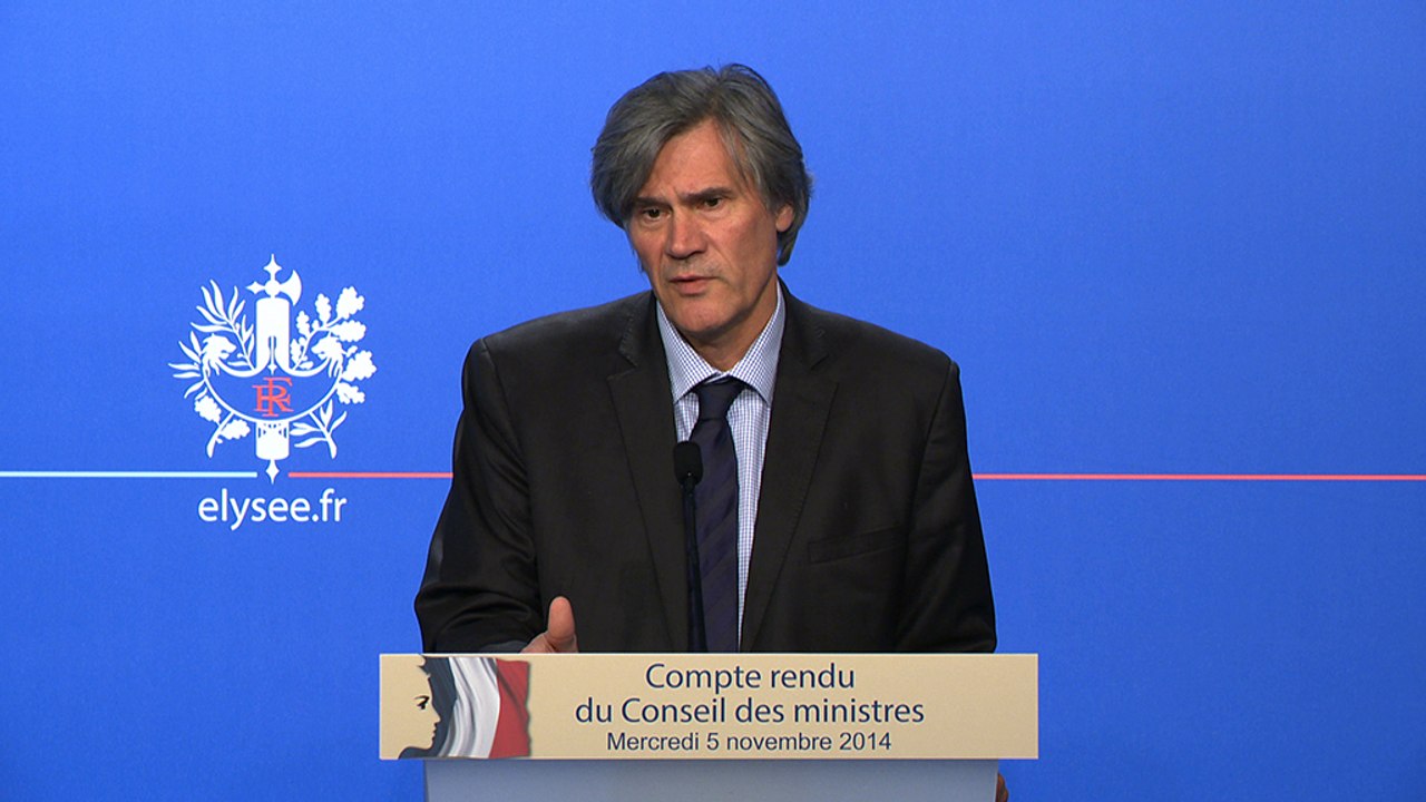 Point de presse de Stéphane Le Foll, porte-parole du Gouvernement, le 5 novembre