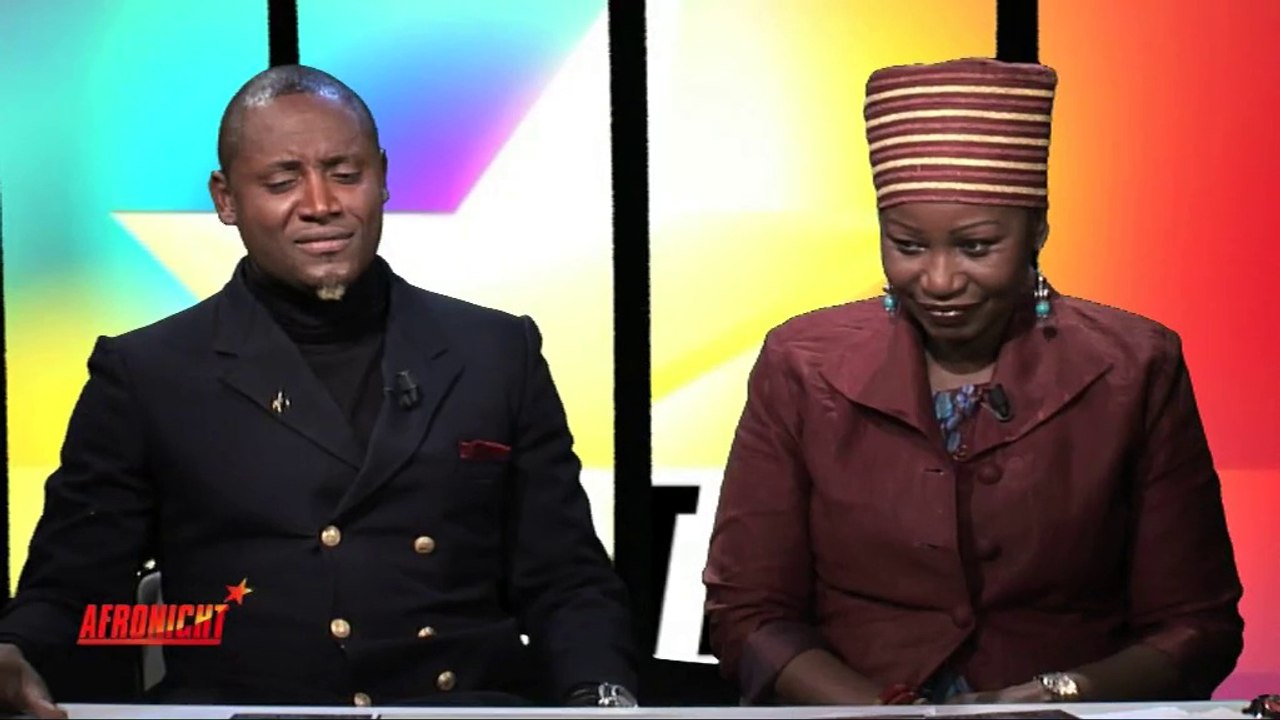 Afronight du 041114 MONNOU Binouri Brice MONNOU et Aïssa OUMAROU “Réseau FECODEV” Et Abel MAXWELL: Auteur-Compositeur-Interprète