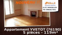 A vendre - appartement - YVETOT (76190) - 5 pièces - 119m²