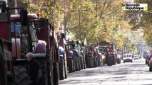 VIDEO. Tours : les tracteurs de la colère en centre-ville de Tours