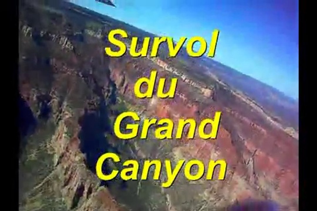 Andrée Raybaud : L'Ouest américain - survol du Grand Canyon