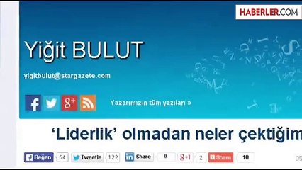 Yiğit Bulut'tan 'Başbakan Erdoğan' Gafı