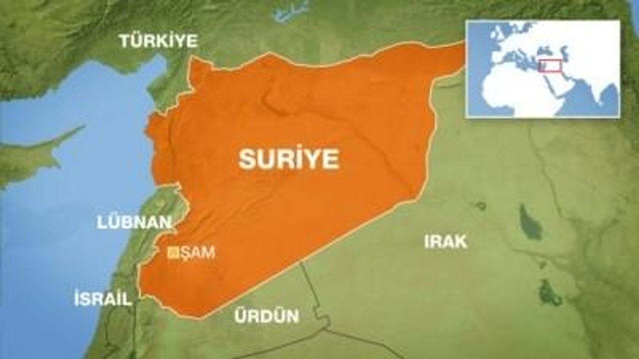Şam'da Okula Havan Topu