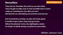William Johnson Cory - Heraclitus