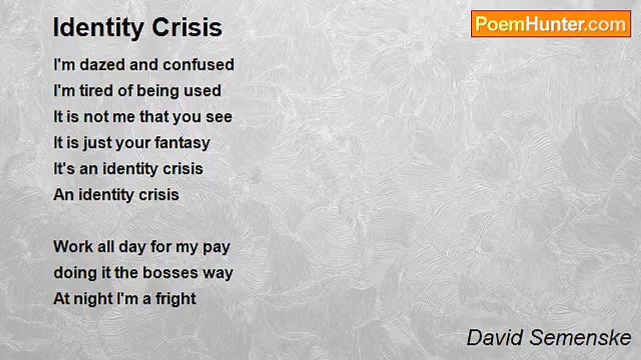 David Semenske - Identity Crisis