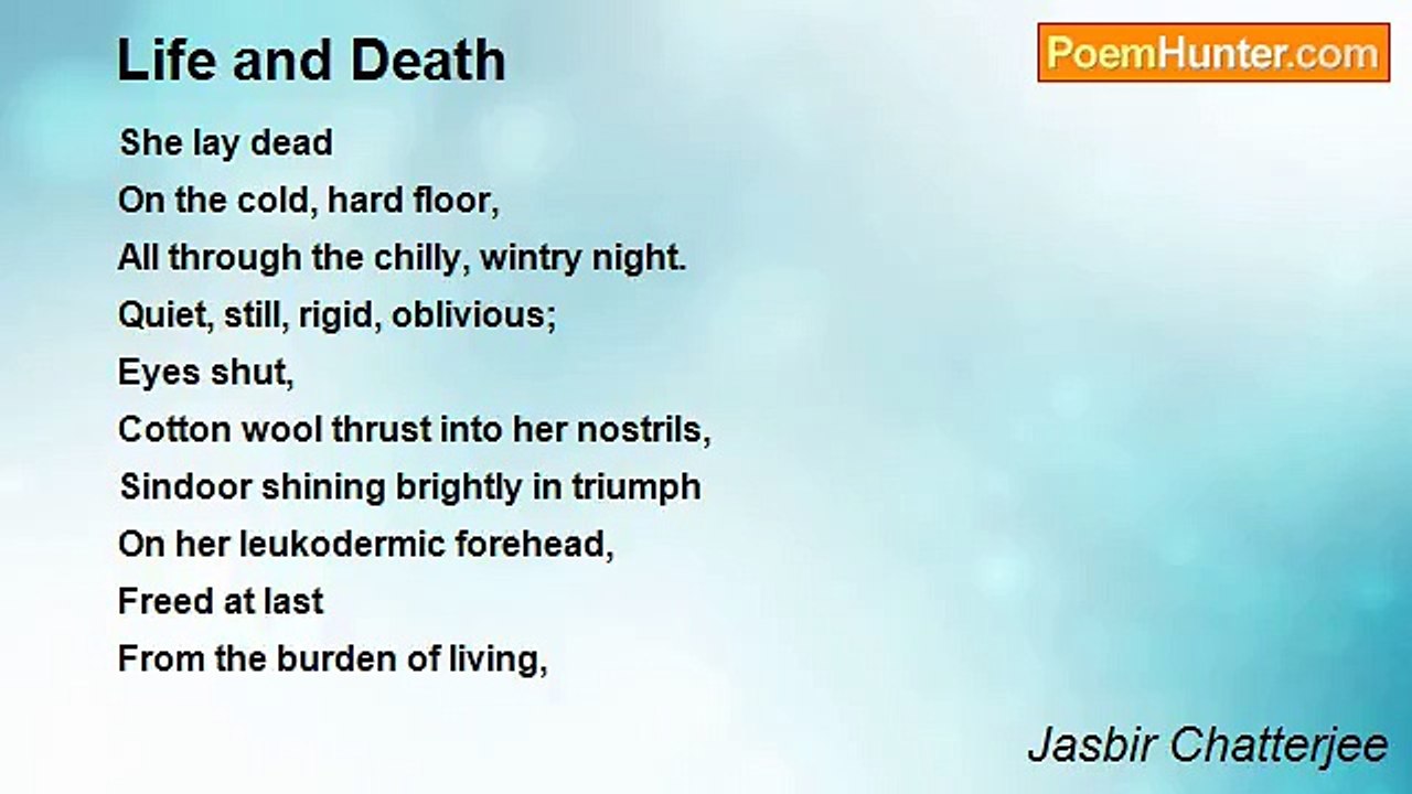 Jasbir Chatterjee - Life and Death