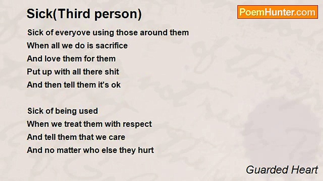 Guarded Heart - Sick(Third person)