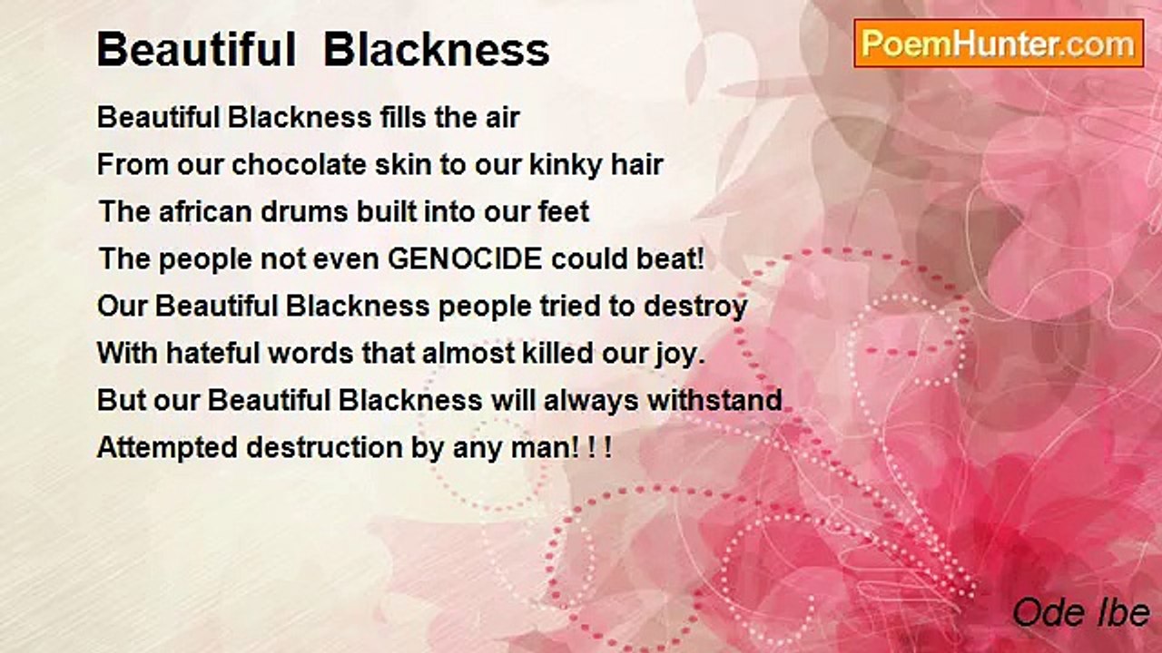 Ode Ibe - Beautiful  Blackness