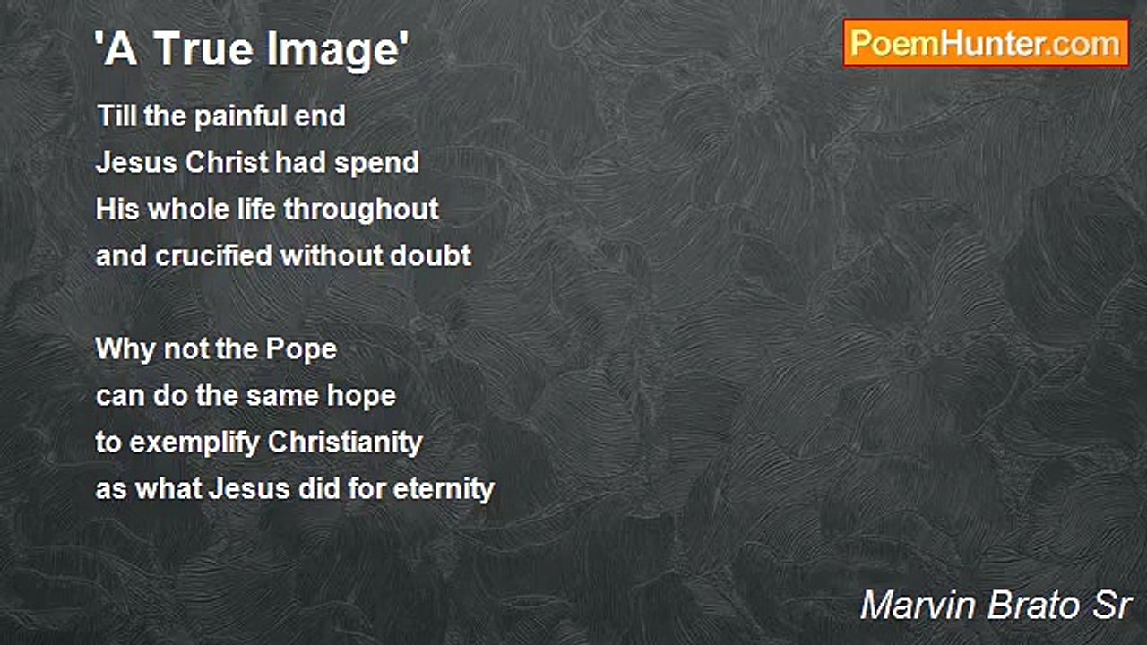 Marvin Brato Sr - 'A True Image'