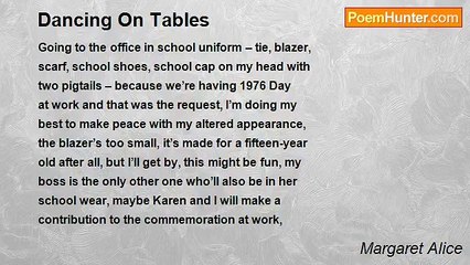 Margaret Alice - Dancing On Tables