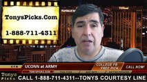 Army Black Knights vs. Connecticut Huskies Free Pick Prediction NCAA College Football Odds Preview 11-8-2014