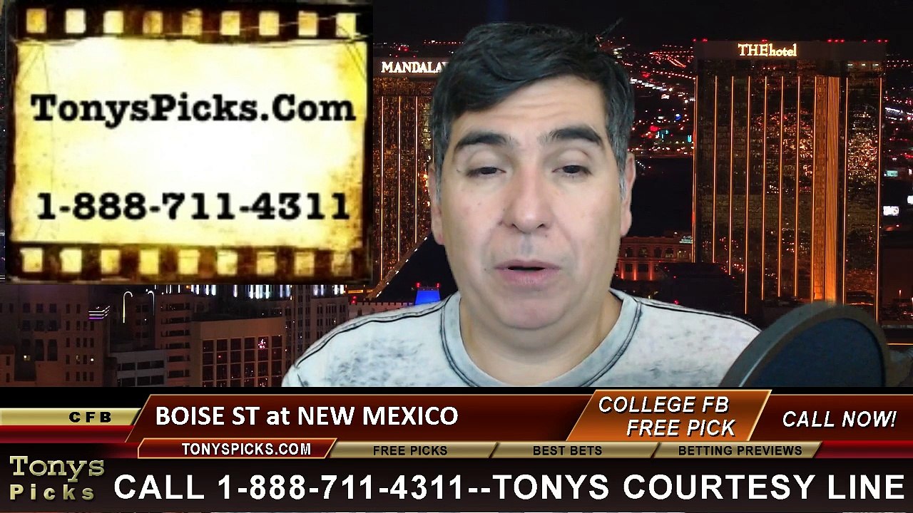 New Mexico Lobos vs. Boise St Broncos Free Pick Prediction NCAA College Football Odds Preview 11-8-2014