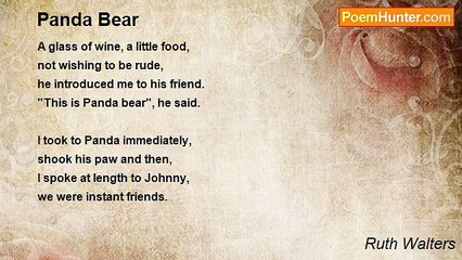 Ruth Walters - Panda Bear