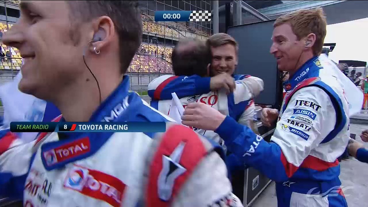 6 Hours of Shanghai - Chequered Flag Toyota #8