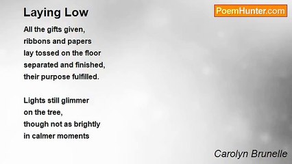 Carolyn Brunelle - Laying Low