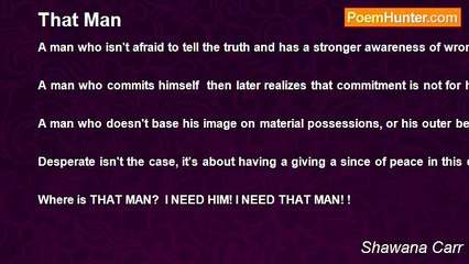 Shawana Carr - That Man