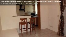 A louer - appartement - ST MAUR DES FOSSES (94100) - 2 pièces - 30m²