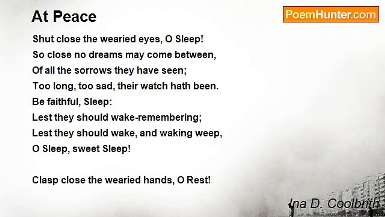 Ina D. Coolbrith - At Peace