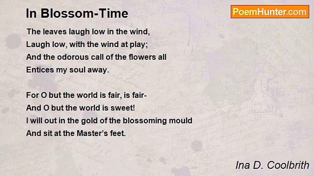 Ina D. Coolbrith - In Blossom-Time